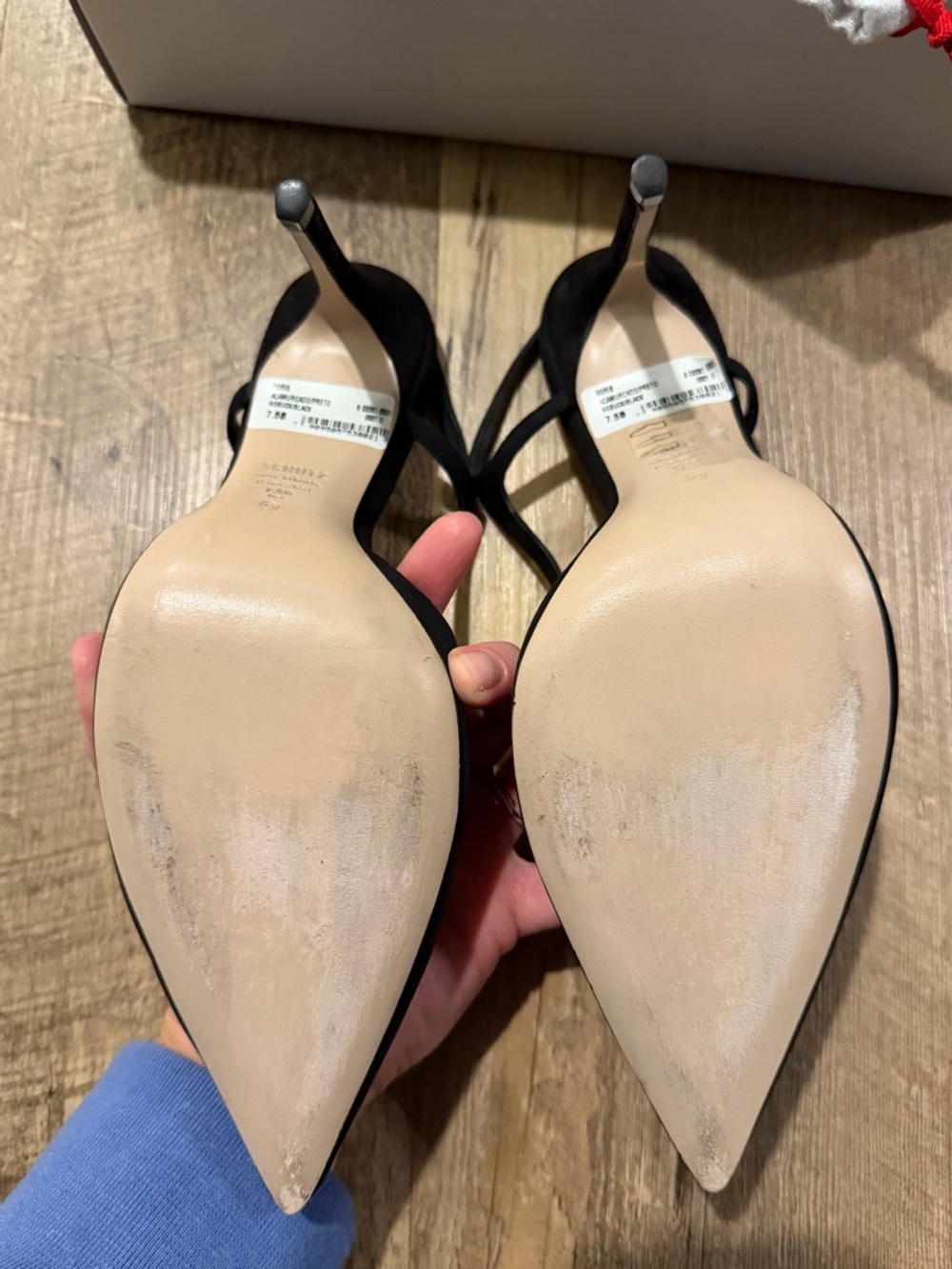 Schutz Boris 75MM Suede Slingback Pumps 7.5 - Picture 7 of 11